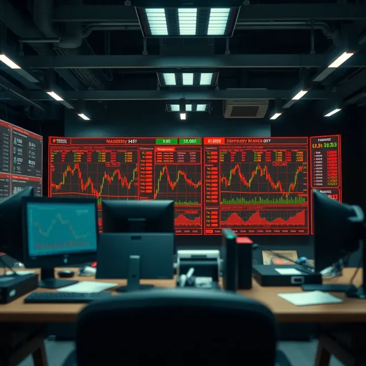 Conceptual illustration of forex market structure and trader support system