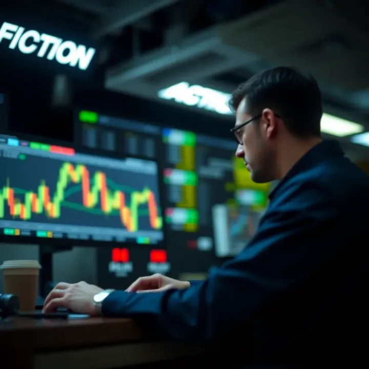 Visual representation of risk management strategies in binary options trading