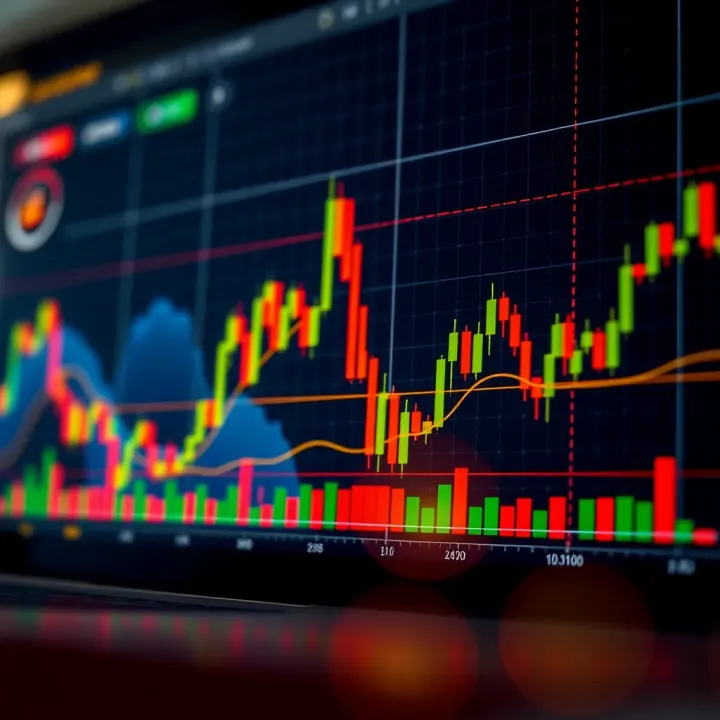 Graph illustrating practical application of trading indicators for improved decision making