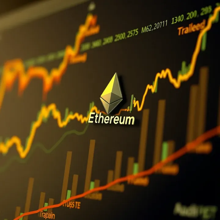 Graph illustrating market trends and regulatory impacts on Ethereum price