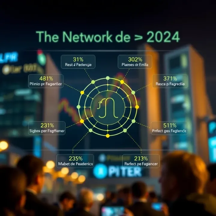 Diagram illustrating factors influencing the value of Pi Network and market challenges