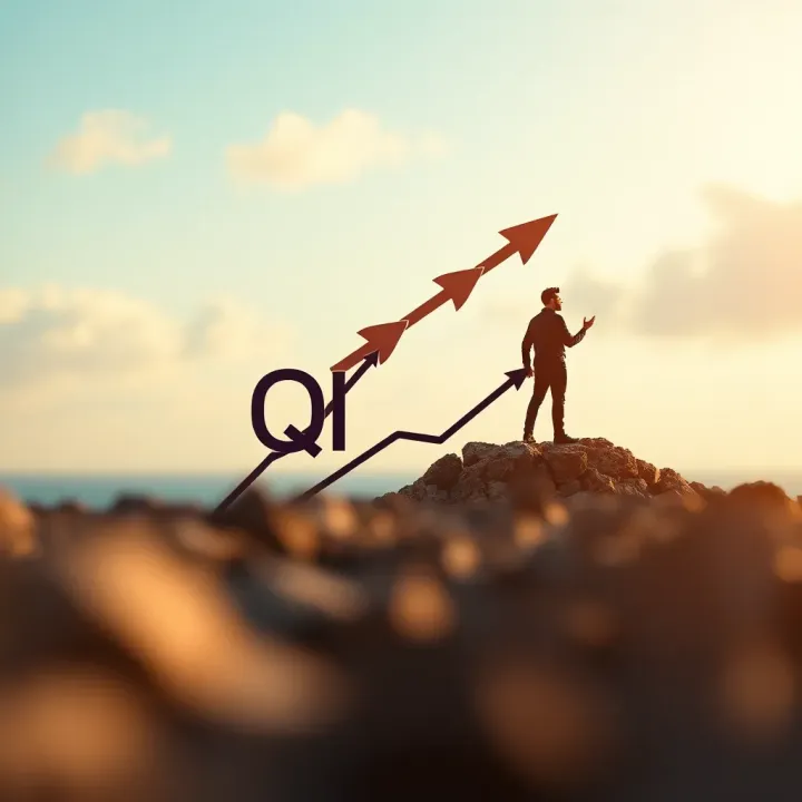 Abstract illustration showing growth arrows symbolizing personal and professional success