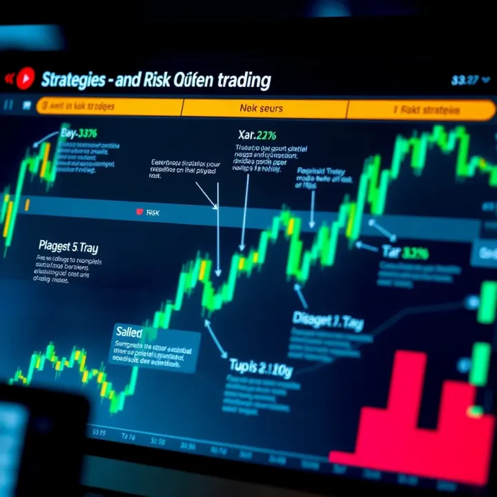 Diagram outlining common strategies and risk management techniques used in Quoex trading