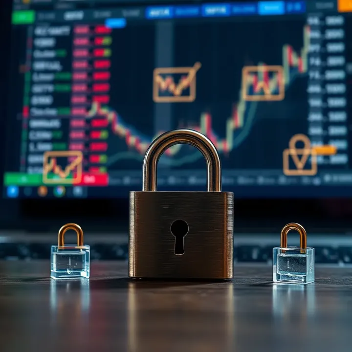 Visual representation of different account types and security features offered by Quotex broker
