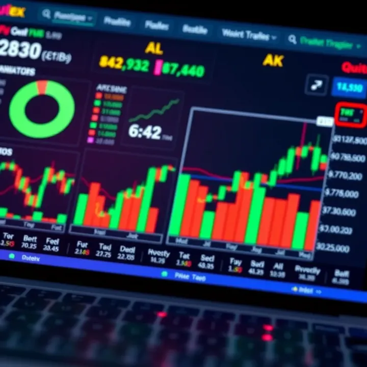 Graphical representation of trading strategies and digital asset performance