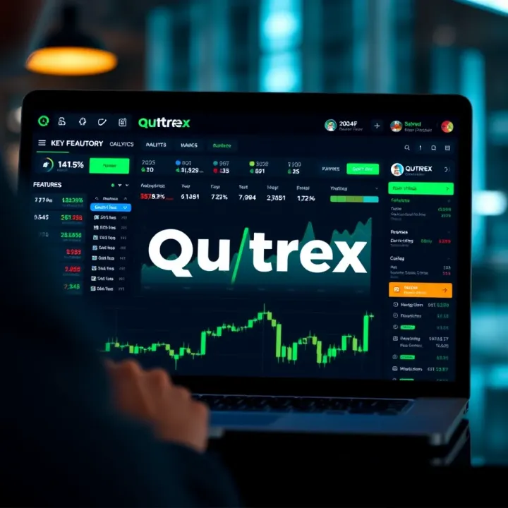 Overview of Quotrex platform interface showing key features and analytics dashboard
