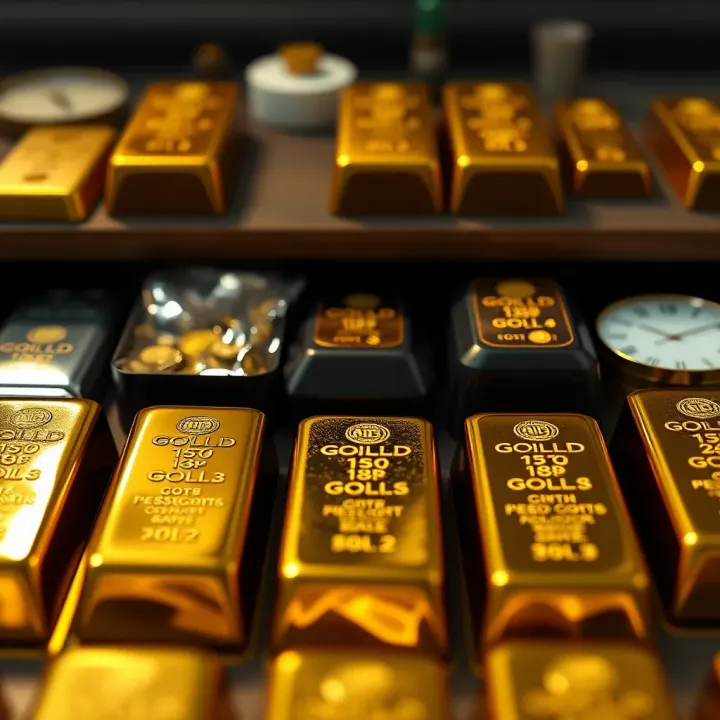 Peso padrão e variações das barras de ouro